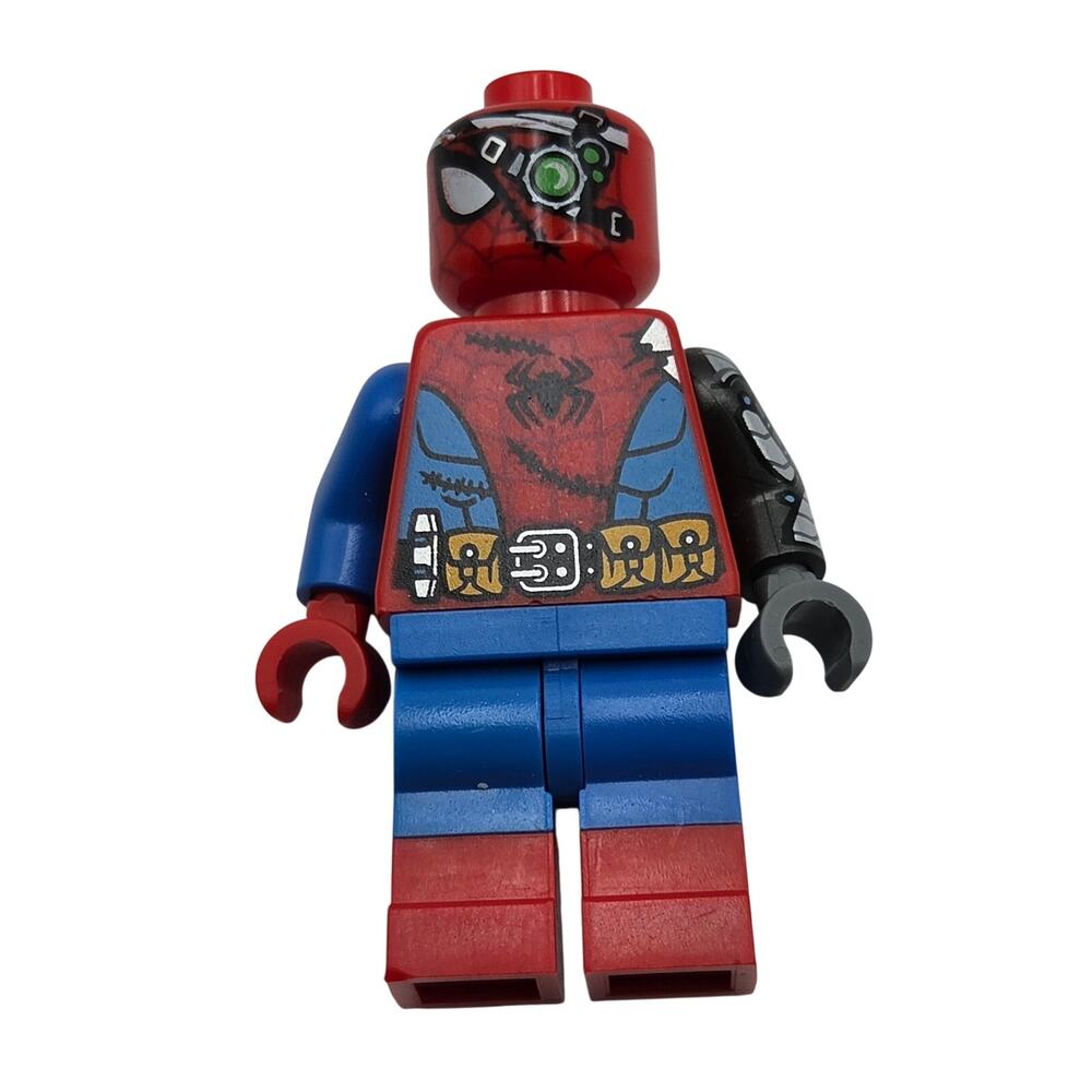 Lego Marvel Cyborg Spider-Man Minifigure SH1053 Very Good